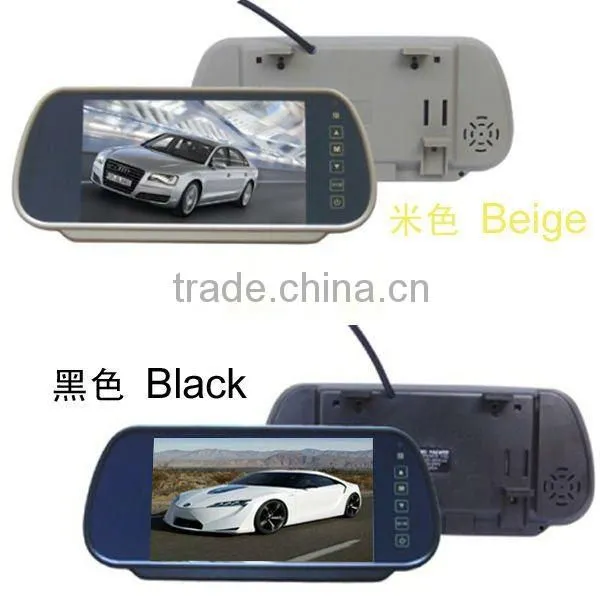 Hot selling 7 inch rearview monitor with bluetooth