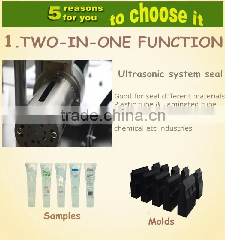 tube filler and sealer for White/Clear Empty Tube