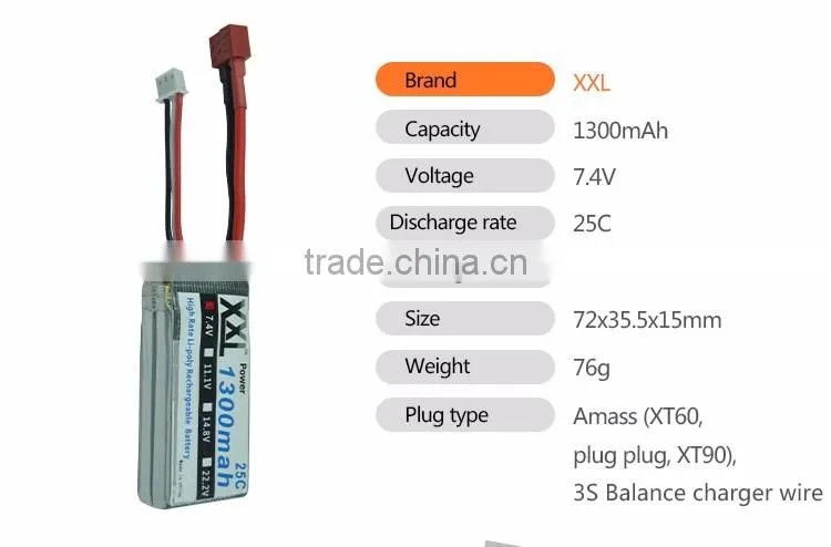 rechargeable Li-Polymer Battery 3.7V 1300mAh lithium polymer li-ion polymer batteries