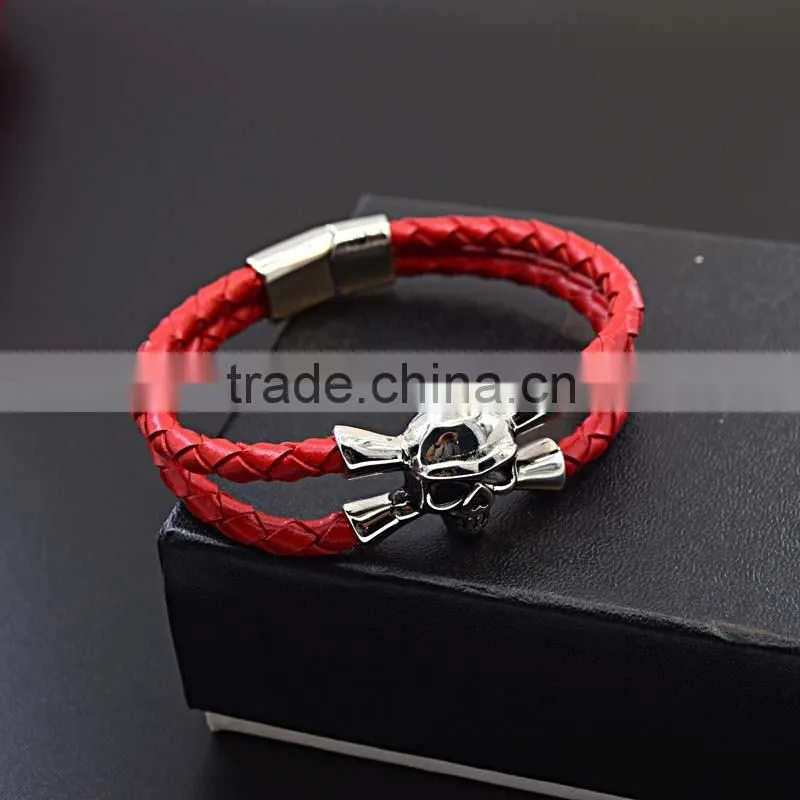 guangzhou wholesale market leather jewelry bracelet men