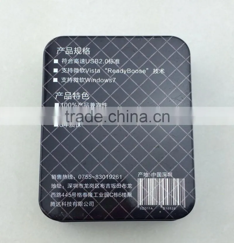 USB Flash tin cans