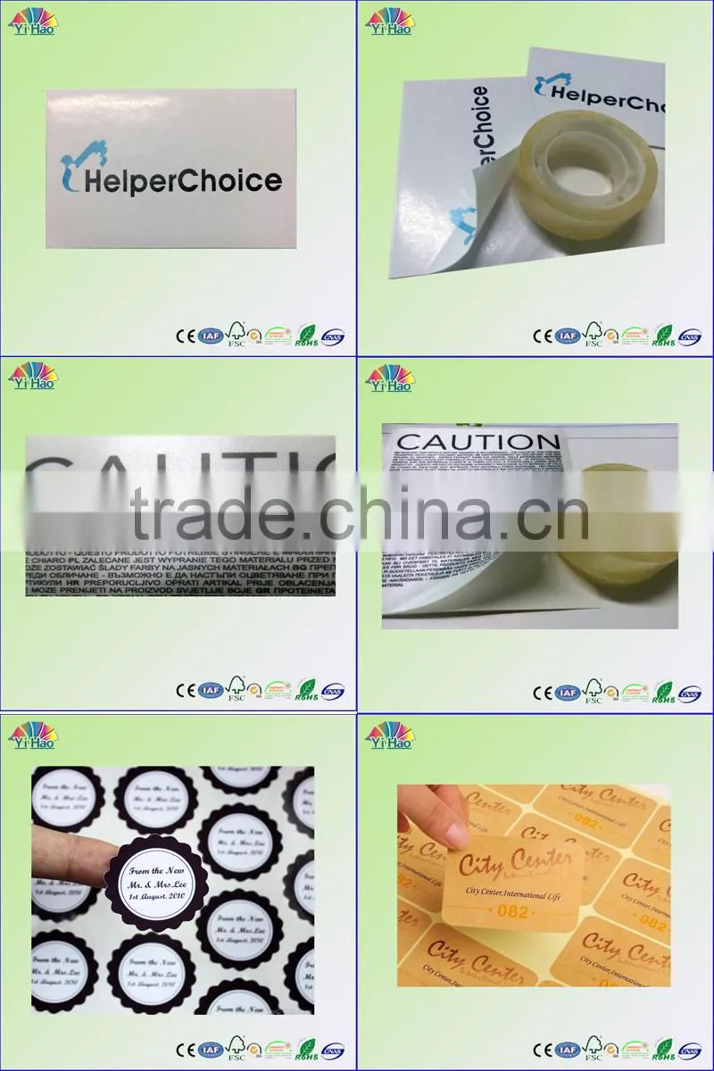 print self- adhesive label, sticker label