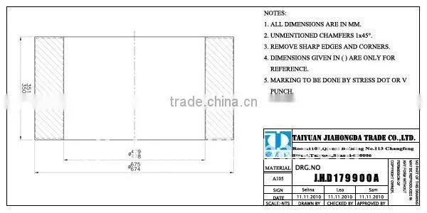 12"FB 300NB Body Forging