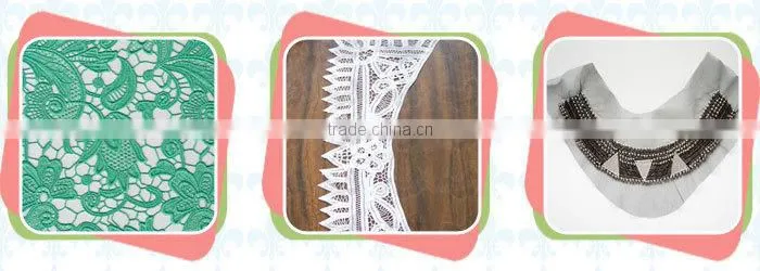 Firm and nice packing high-end embroidery lace trimming