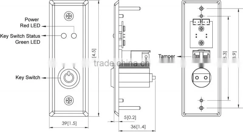 Tubular Key Switch