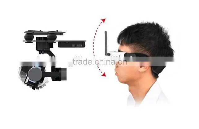 Factory supply Drone FPV glasses google glasses FPV Receiver Head Tracking GOGGLE