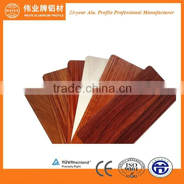 OEM ODM wood finish China aluminum profile