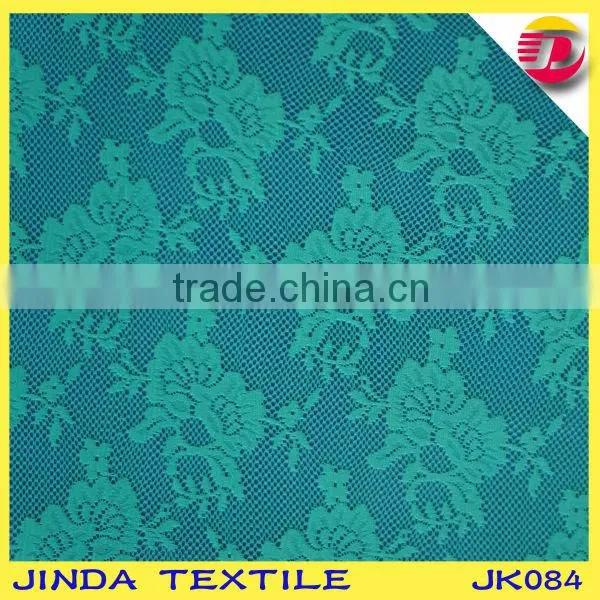 Beautiful color stretch nylon lace fabric for clothing
