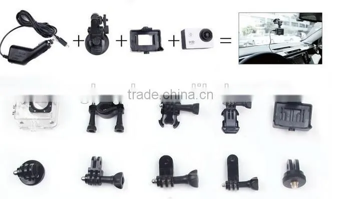 2014 new fashion 1.5 inchTFT LCD WIFI HD sj4000 waterproof sport camera