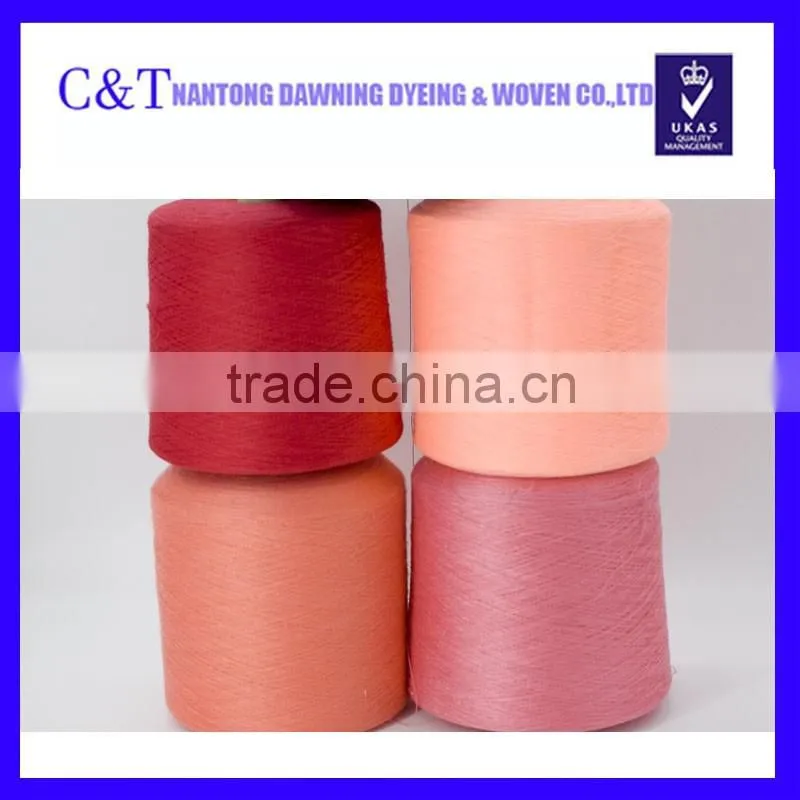 Hot sell dyed spinning raylon cotton dyed yarn