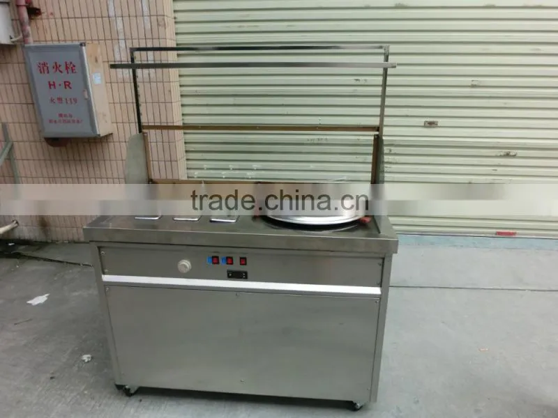 factory supply fried ice cream machine, ice cream fried machine, commercial fried ice cream machine price(ZQR-16)