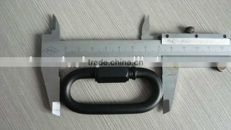 Rigging Hardware Black Plated Quick Link /Wire Rope Accesory