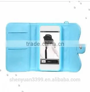 The colorful PU leather mobile phone bag for iphone,girls