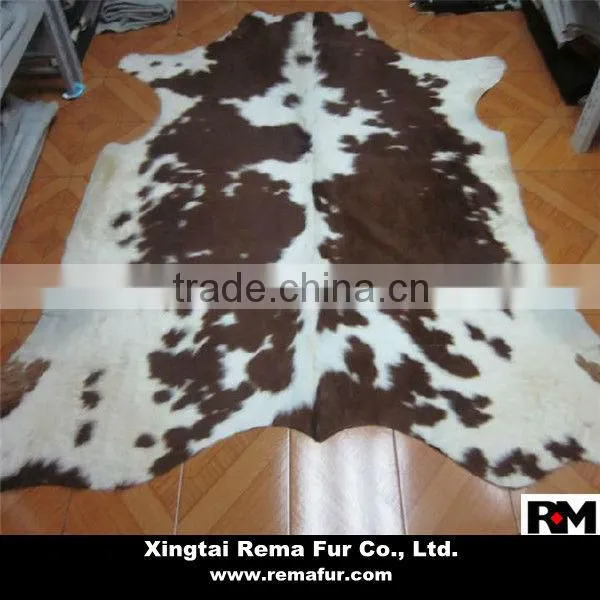 factory wholesale cow skin rug in high quality