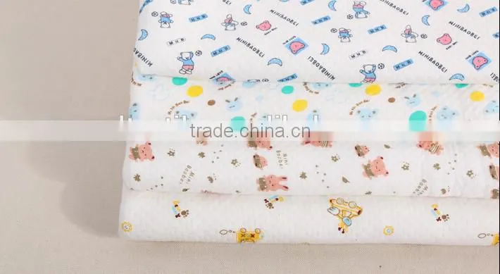 100% cotton printed knitted fabric