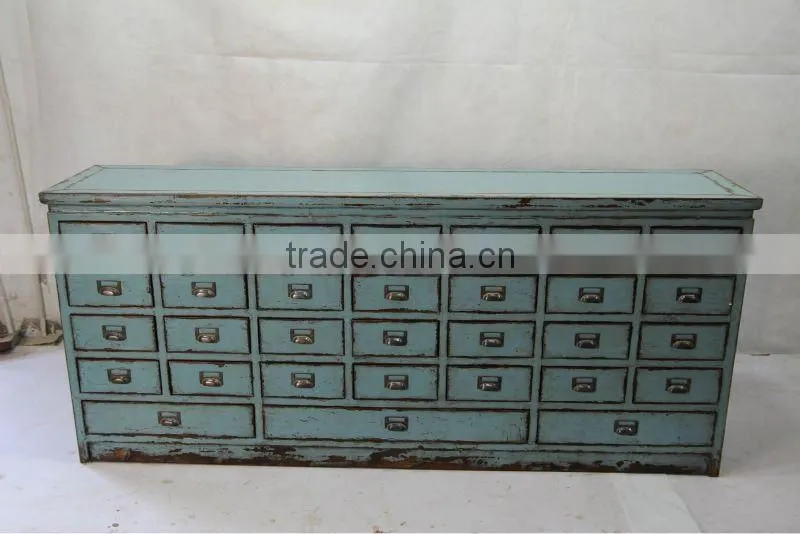 Chinese antique blue medicine cabinet