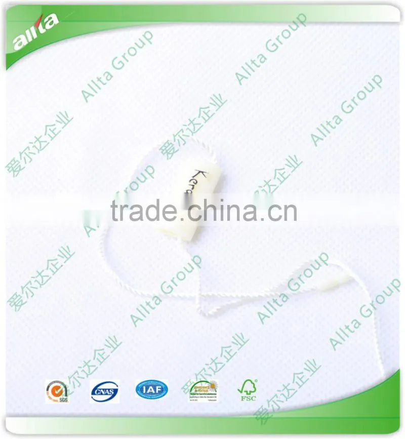 China professional customize a series of gold foil hang tag with gold foil printed plastic seal tag
