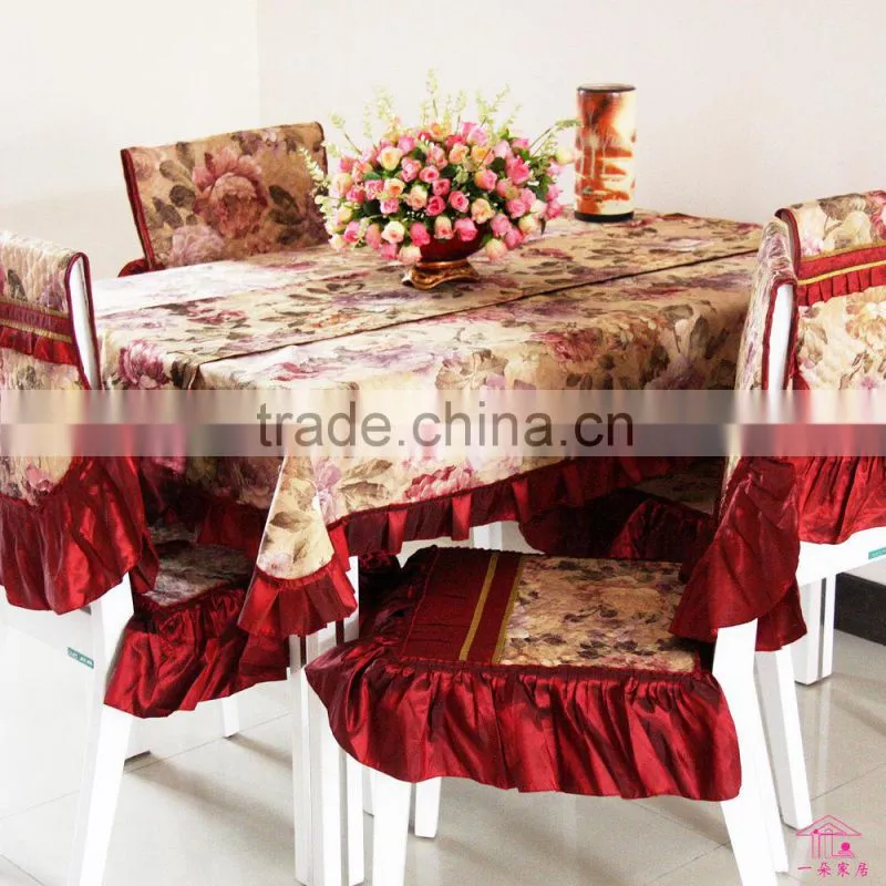 100% Polyester TC CVC New Design Printed Tablecloth