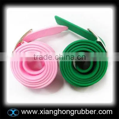 2014 latest design coloful silicone belt