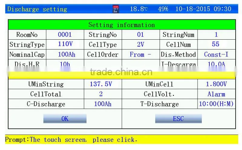110VDC battery load tester ( Battery capacity 1000Ah 80-135V)