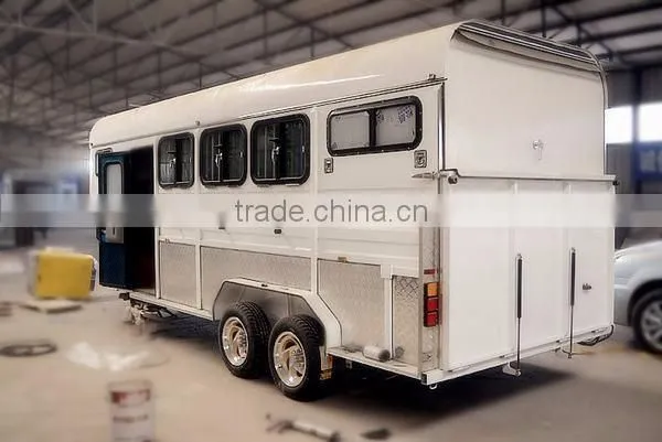 Austraila HOT SALE large horse trailer, classic horse trailers, gooseneck horse trailer