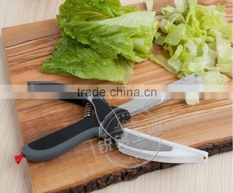 Clever Cutter 2-in-1 Food Chopper - Replace your Kitchen Knives and Cutting Boards
