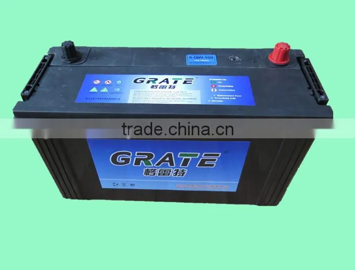 China LEAD acid battery manufacturer 12V 100Ah deep cycle battery 12V rechargeable electric vehicle battery