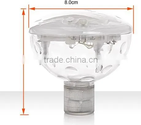 The colorful underwater LED light source