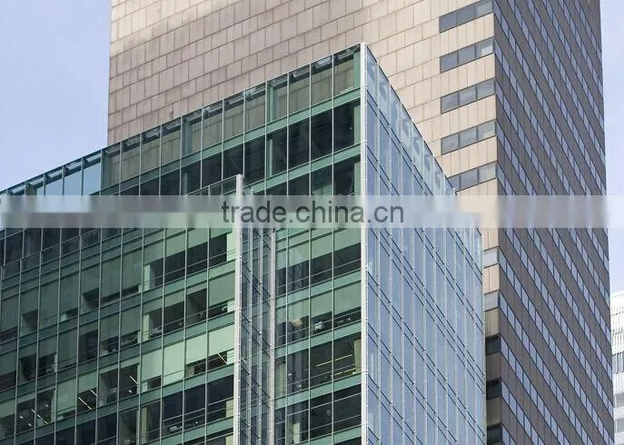 Hwarrior Aluminum Alloy Profile Float Glass Excellent Curtain Wall