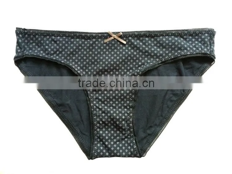Lady's cotton printing basic popular brief