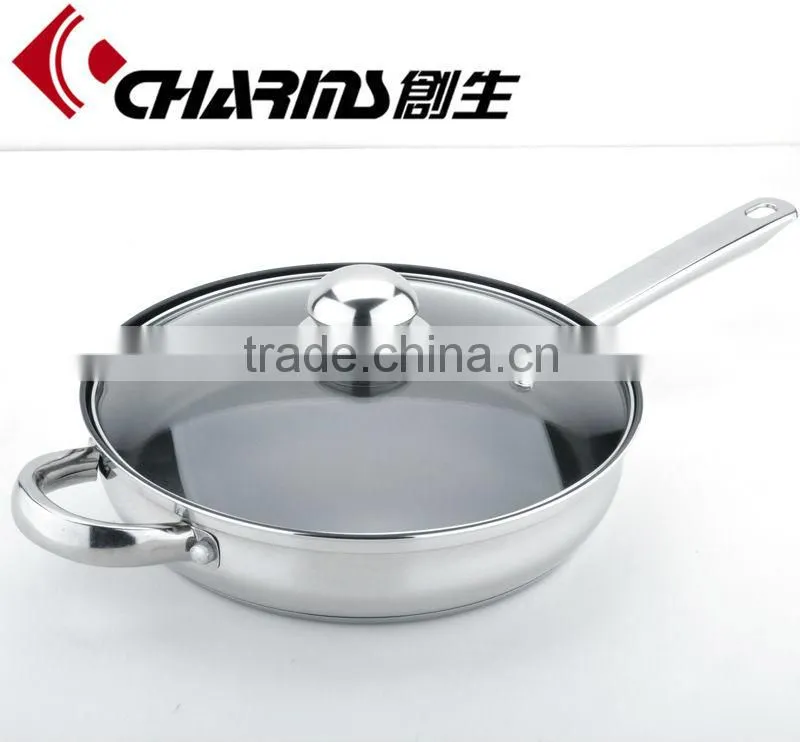 Chuangdong satin polish 12pcs cookware set
