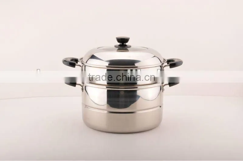 New arrival Stainless Steel Induction steam cooking pot steamer