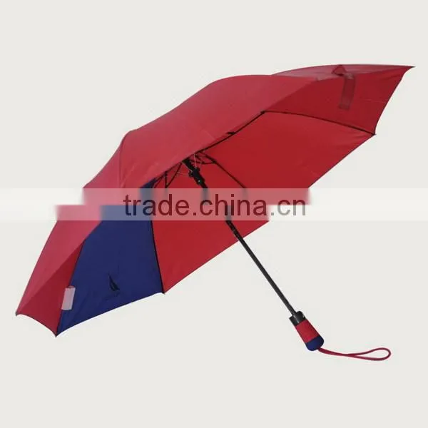 Advertising automatic 2 folding golf umbrella / 2 folding umbrella / umbrella folding