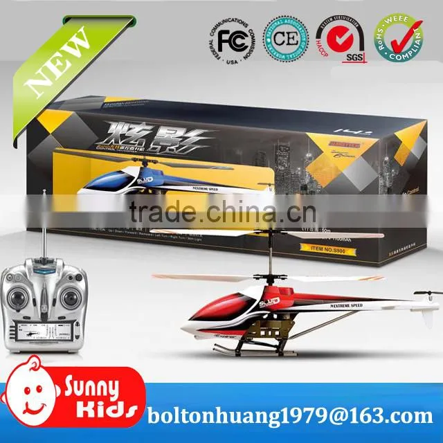3.5CH radio controlled helicopter for sale with gyro and LED light