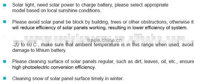 High quality all in one solar street light solar garden wall light