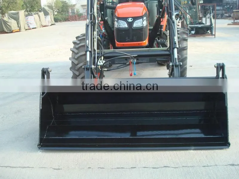 4WD 95 hp 954 tractor backhoe loader with FEL 4 in 1 bucket