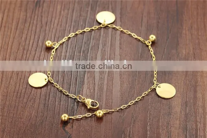 schmuck jewelry tag charms stainless steel gold anklets prices for women