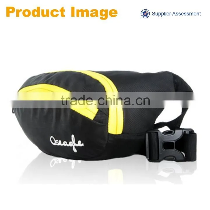 New style wholesale multi color portable sport elastic waist bag,sport funny pack