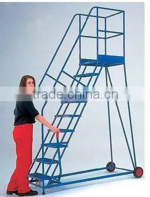 Steel Climb Ladder,with wheels
