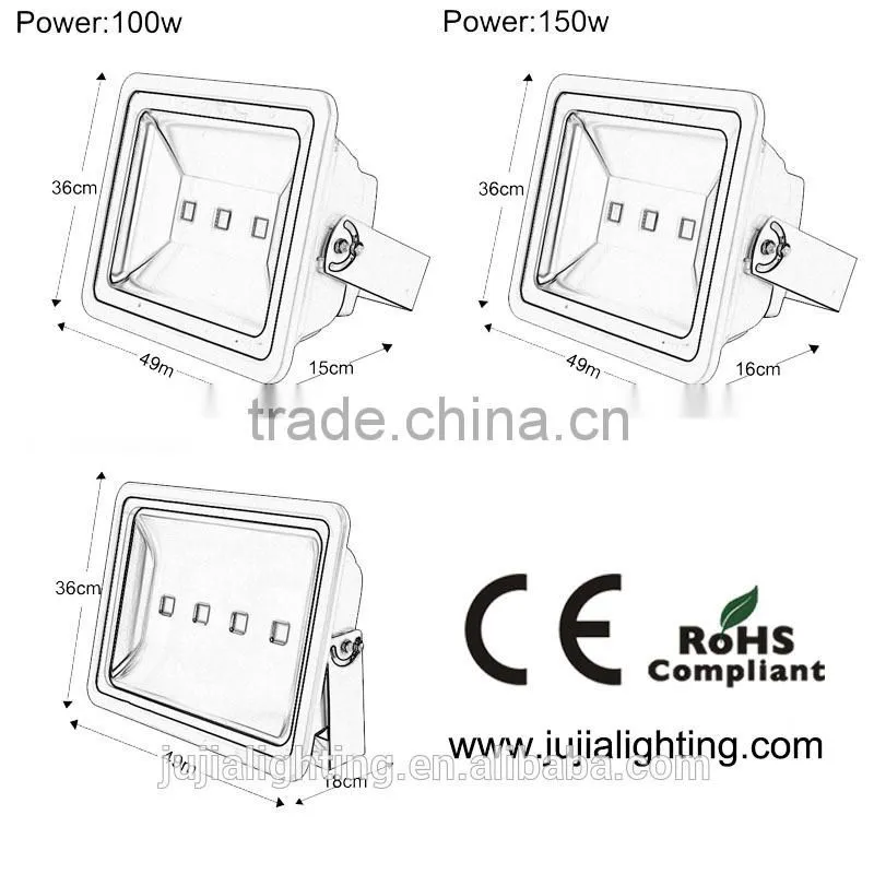 Aluminum Lamp Body Material and LED Light Source 100 watt led flood light