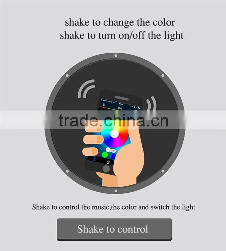 Bluetooth E27 APP Smart Audio Speaker RGBW Bulb