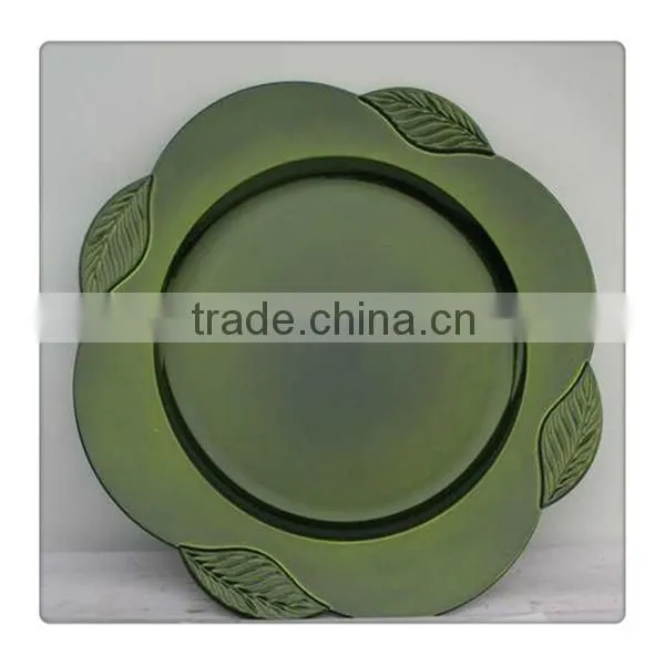 Decorative Plastic Charger Plates