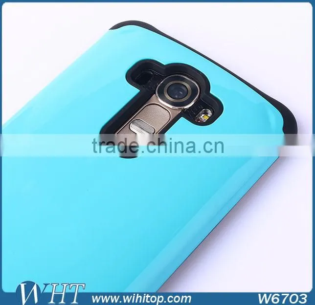 2 in 1 Hybrid Dustproof Shockproof Mobile Phone Case for LG G4 Hot Sale Case