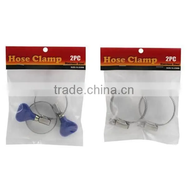 Stainless steel with plastic POM handle pipe clamp for pvc pipe