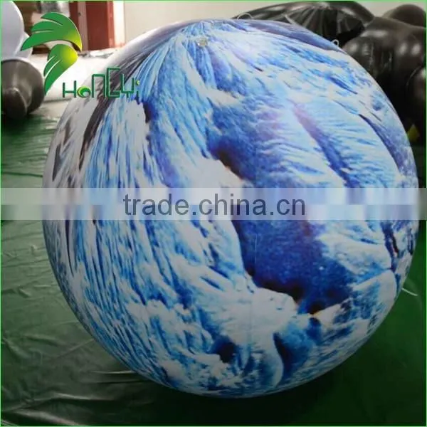 Promotion Colorful Inflatable Led Advertising Planet Balloon / Inflatable Helium Balloon With Light For Sale