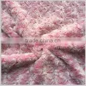 100% Polyester velboa plush fabric