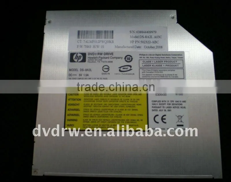 external DVD BURNER DS-8A2L with Lightscribe & 3 years warranty