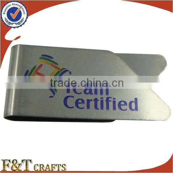 chinese oem supplier boomark square paper clip with custom logo