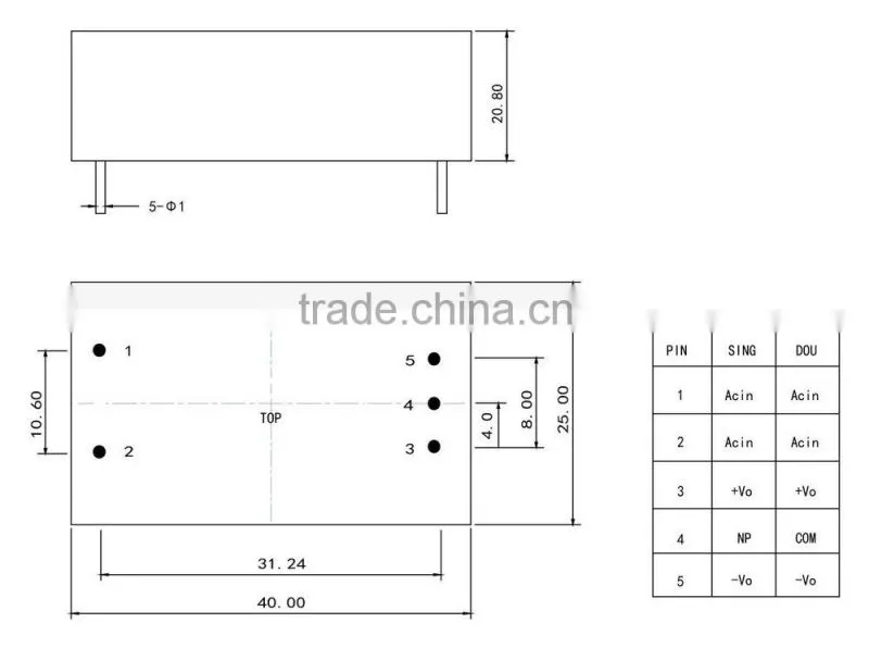 PA-B Series factory direct high quality ac-dc rectifier