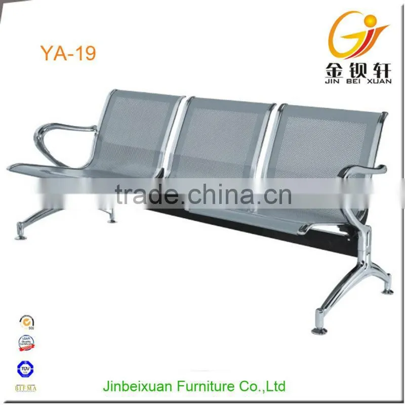 Modern design style light silver waiting room chairs used
